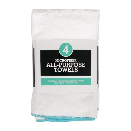 Ritz White Microfiber Kitchen Towel, 4PK 6667885